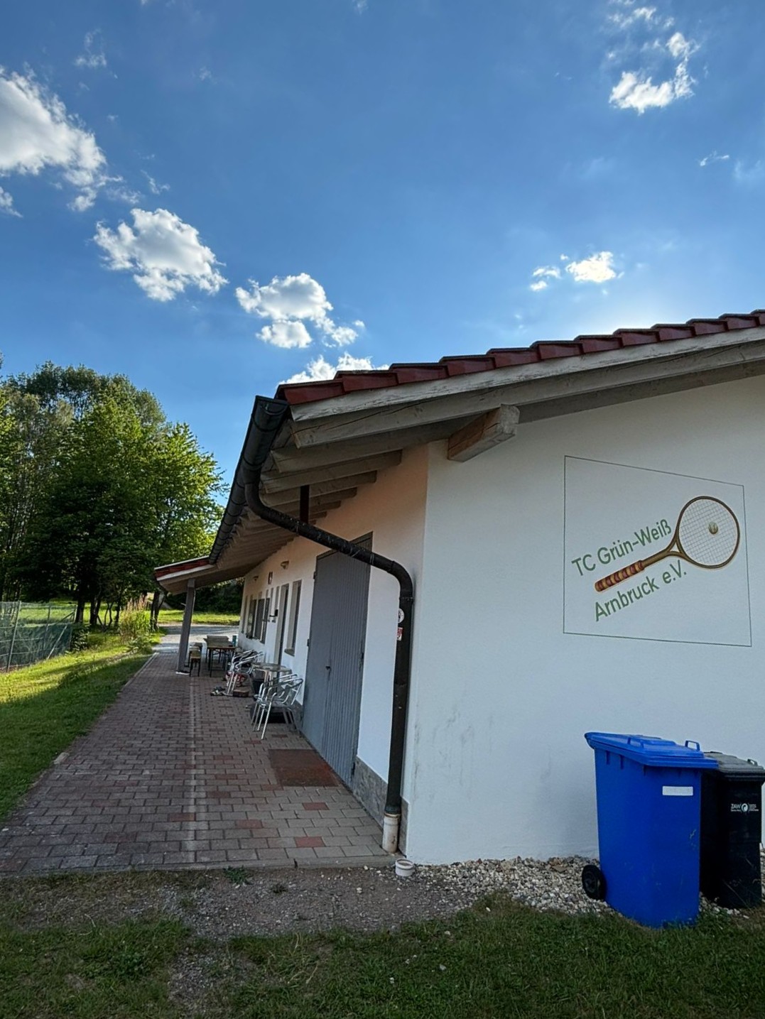 Vereinsheim des TC Grün-Weiß Arnbruck
